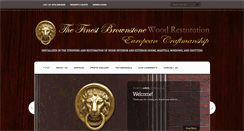 Desktop Screenshot of brownstonewoodrestoration.com